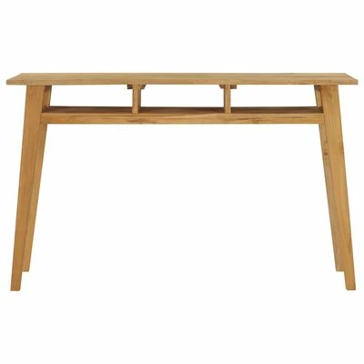VidaXL Table console 120x35x75 cm Bois de teck massif 2 VidaXL Table console 120x35x75 cm Bois de teck massif – Image 2