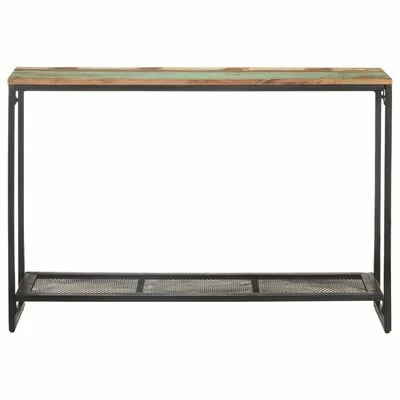 VidaXL Table console 110x35x75 cm Bois de récupération massif 2 VidaXL Table console 110x35x75 cm Bois de récupération massif – Image 2
