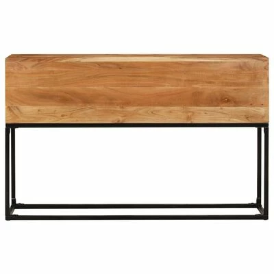 VidaXL Table console 120x30x75 cm Bois d'acacia massif 2 VidaXL Table console 120x30x75 cm Bois d'acacia massif – Image 2
