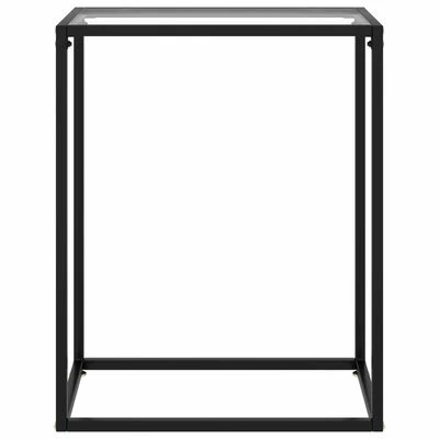 VidaXL Table console Transparent 60x35x75 cm Verre trempé 2 VidaXL Table console Transparent 60x35x75 cm Verre trempé – Image 2