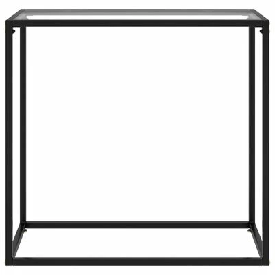 VidaXL Table console Transparent 80x35x75 cm Verre trempé 2 VidaXL Table console Transparent 80x35x75 cm Verre trempé – Image 2