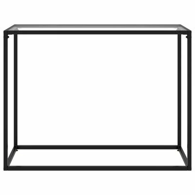 VidaXL Table console Transparent 100x35x75 cm Verre trempé 2 VidaXL Table console Transparent 100x35x75 cm Verre trempé – Image 2