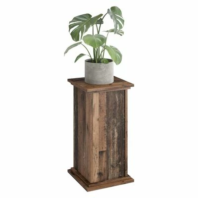 FMD Table d'appoint avec porte 57,4 cm Sombre de style ancien 2 FMD Table d'appoint avec porte 57,4 cm Sombre de style ancien – Image 2