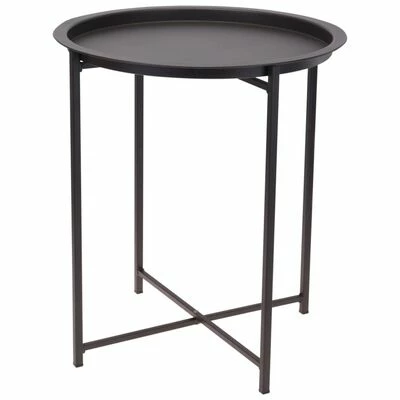 ProGarden Table ronde 46,2x52,5 cm Gris foncé mat 2 ProGarden Table ronde 46,2x52,5 cm Gris foncé mat – Image 2