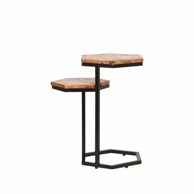 LABEL51 Table pour ordinateur portable Multi 35x53x63 cm Chevron brut 2 LABEL51 Table pour ordinateur portable Multi 35x53x63 cm Chevron brut – Image 2