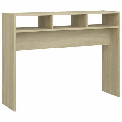 VidaXL Table console Chêne sonoma 105x30x80 cm Aggloméré 1 VidaXL Table console Chêne sonoma 105x30x80 cm Aggloméré