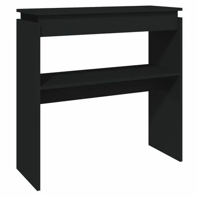 VidaXL Table console Noir 80x30x80 cm Aggloméré 1 VidaXL Table console Noir 80x30x80 cm Aggloméré