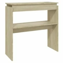 VidaXL Table console Chêne sonoma 80x30x80 cm Aggloméré