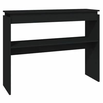 VidaXL Table console Noir 102x30x80 cm Aggloméré 1 VidaXL Table console Noir 102x30x80 cm Aggloméré