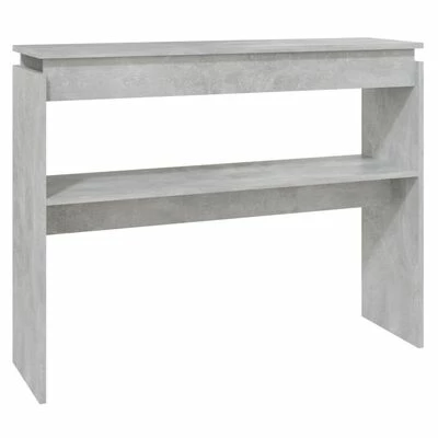 VidaXL Table console Gris béton 102x30x80 cm Aggloméré 1 VidaXL Table console Gris béton 102x30x80 cm Aggloméré