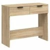 VidaXL Table console Chêne sonoma 90x36x75 cm Bois d'ingénierie