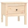 VidaXL Table d'appoint 50x50x49 cm Bois massif de pin