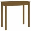 VidaXL Table console Marron miel 80x40x75 cm Bois massif de pin