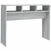 VidaXL Table console Sonoma gris 105x30x80 cm Bois d'ingénierie