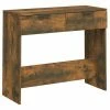 VidaXL Table console Chêne fumé 90x36x75 cm Bois d'ingénierie