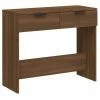 VidaXL Table console Chêne marron 90x36x75 cm Bois d'ingénierie