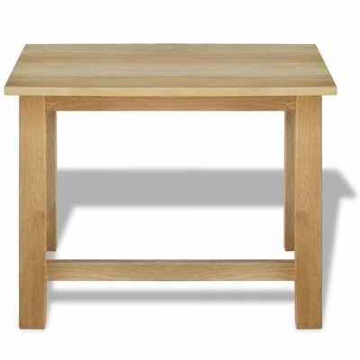 VidaXL Tables gigognes 3 pcs Bois de chêne massif 3 VidaXL Tables gigognes 3 pcs Bois de chêne massif – Image 3