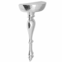 VidaXL Table console / étagère murale 35 x 17 x 81 cm Aluminium Argenté -Tables d'appoint Soldes image 3 243514