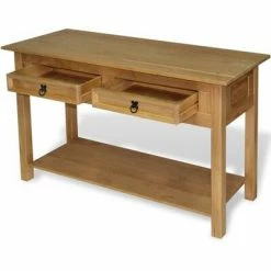 VidaXL Table console Gamme Corona Pin mexicain 90x34,5x73 cm -Tables d'appoint Soldes image 3 243748