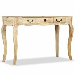 VidaXL Table console Bois de manguier massif 120 x 50 x 80 cm 8 VidaXL Table console Bois de manguier massif 120 x 50 x 80 cm -Tables d'appoint Soldes image 3 243987