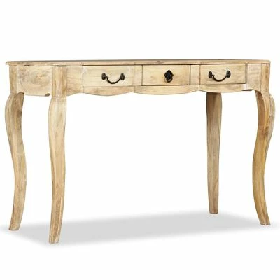 VidaXL Table console Bois de manguier massif 120 x 50 x 80 cm 3 VidaXL Table console Bois de manguier massif 120 x 50 x 80 cm – Image 3
