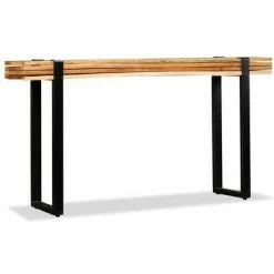 VidaXL Table console Bois de récupération massif réglable -Tables d'appoint Soldes image 3 244594