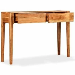 VidaXL Table console Bois massif 118 x 30 x 80 cm -Tables d'appoint Soldes image 3 244957