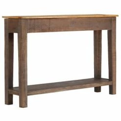 VidaXL Table console Bois massif Vintage 118 x 30 x 80 cm 8 VidaXL Table console Bois massif Vintage 118 x 30 x 80 cm -Tables d'appoint Soldes image 3 244966