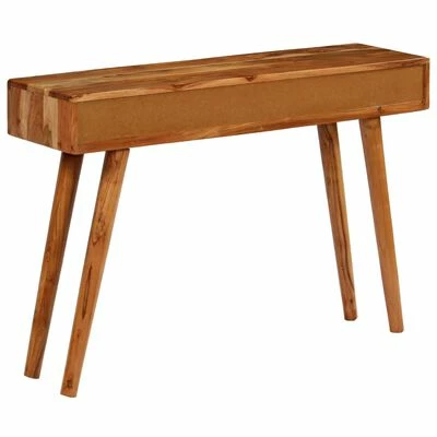 VidaXL Table console Bois d'acacia avec tiroirs sculptés 118x30x80 cm 3 VidaXL Table console Bois d'acacia avec tiroirs sculptés 118x30x80 cm – Image 3