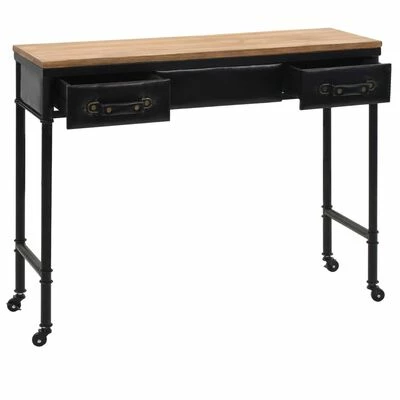 VidaXL Table console MDF et bois de sapin 100 x 33,5 x 80 cm 3 VidaXL Table console MDF et bois de sapin 100 x 33,5 x 80 cm – Image 3