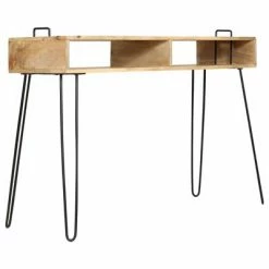 VidaXL Table console Bois de manguier massif 115 x 35 x 76 cm -Tables d'appoint Soldes image 3 246022
