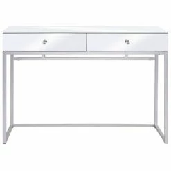 VidaXL Table console miroir Acier et verre 107 x 33 x 77 cm 8 VidaXL Table console miroir Acier et verre 107 x 33 x 77 cm -Tables d'appoint Soldes image 3 246659