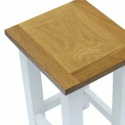 VidaXL Table d'appoint 27 x 24 x 37 cm Bois de chêne massif 6 VidaXL Table d'appoint 27 x 24 x 37 cm Bois de chêne massif -Tables d'appoint Soldes image 3 247052