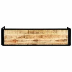 VidaXL Table console 140 x 35 x 76 cm Bois de manguier massif brut -Tables d'appoint Soldes image 3 247869