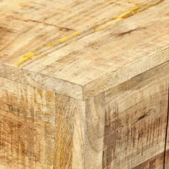 VidaXL Table console 120 x 35 x 75 cm Bois de manguier massif -Tables d'appoint Soldes image 3 247890