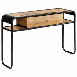 VidaXL Table console 118 x 30 x 75 cm Bois de manguier massif 8 VidaXL Table console 118 x 30 x 75 cm Bois de manguier massif -Tables d'appoint Soldes image 3 248102