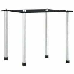 VidaXL Tables gigognes 3 pcs Noir Verre trempé -Tables d'appoint Soldes image 3 249527