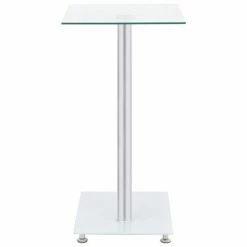 VidaXL Table d'appoint en forme U Transparent 45x30x58 cm Verre trempé -Tables d'appoint Soldes image 3 249535