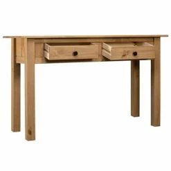 VidaXL Table console 110x40x72 cm Pin solide Gamme Panama 8 VidaXL Table console 110x40x72 cm Pin solide Gamme Panama -Tables d'appoint Soldes image 3 282679