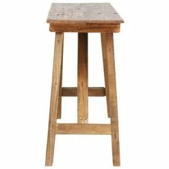 VidaXL Table console 130x40x80 cm Bois solide de récupération -Tables d'appoint Soldes image 3 283916