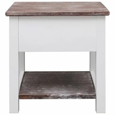VidaXL Table d'appoint Marron 40x40x40 cm Bois de Paulownia 3 VidaXL Table d'appoint Marron 40x40x40 cm Bois de Paulownia – Image 3