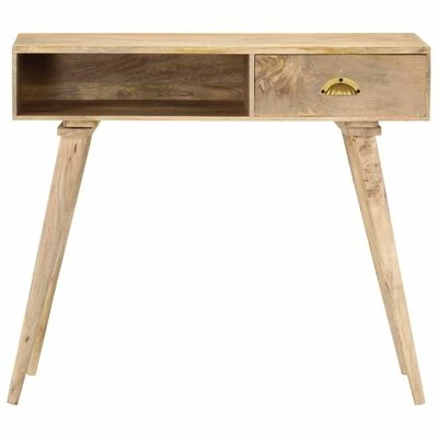 VidaXL Table console 90x45x75 cm Bois de manguier massif 3 VidaXL Table console 90x45x75 cm Bois de manguier massif – Image 3