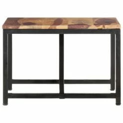 VidaXL Table d'appoint 60x60x40 cm Bois solide -Tables d'appoint Soldes image 3 286348