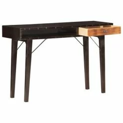 VidaXL Table console 118x35x76 cm Bois de récupération massif -Tables d'appoint Soldes image 3 287858