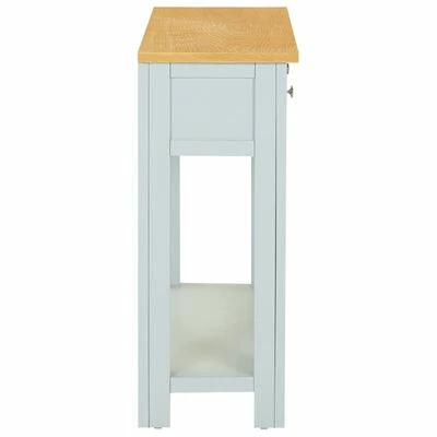 VidaXL Table console 83x30x73 cm Bois de chêne massif 3 VidaXL Table console 83x30x73 cm Bois de chêne massif – Image 3
