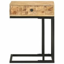VidaXL Table d'appoint en forme d'U 45x30x61cm Bois de manguier massif 8 VidaXL Table d'appoint en forme d'U 45x30x61cm Bois de manguier massif -Tables d'appoint Soldes image 3 289091