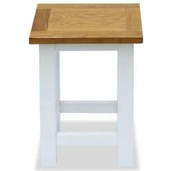 VidaXL Tables d'appoint 2 pcs 27 x 24 x 37 cm Bois de chêne massif -Tables d'appoint Soldes image 3 3053419