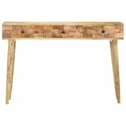 VidaXL Table console 115x35x76 cm Bois de manguier massif -Tables d'appoint Soldes image 3 320799