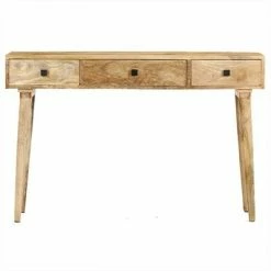 VidaXL Table console 115x35x76 cm Bois de manguier massif -Tables d'appoint Soldes image 3 320803