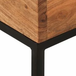 VidaXL Table d'appoint 30x30x33 cm Bois d'acacia massif -Tables d'appoint Soldes image 3 320815